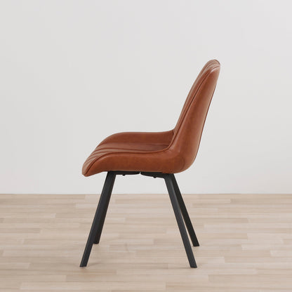 Chaise de salle à manger Tanner - Brandy