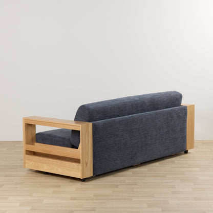 Canapé-lit 3 places Armadale - Bleu indigo