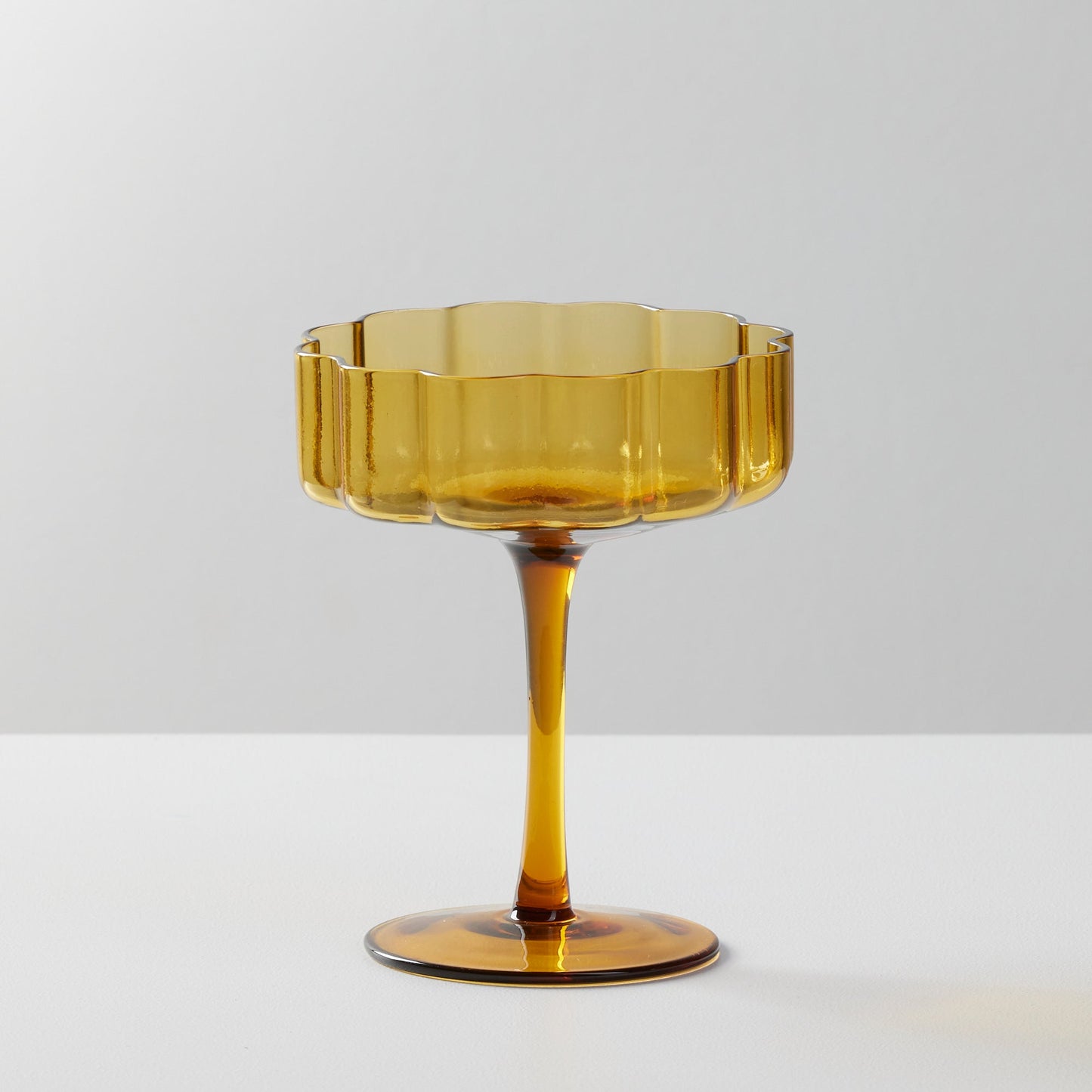 Verre à cocktail Ripples - Ambre clair