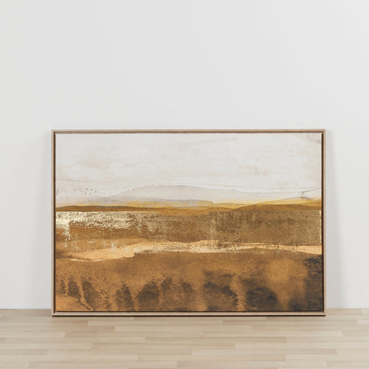 Toile encadrée « Paysage aride »