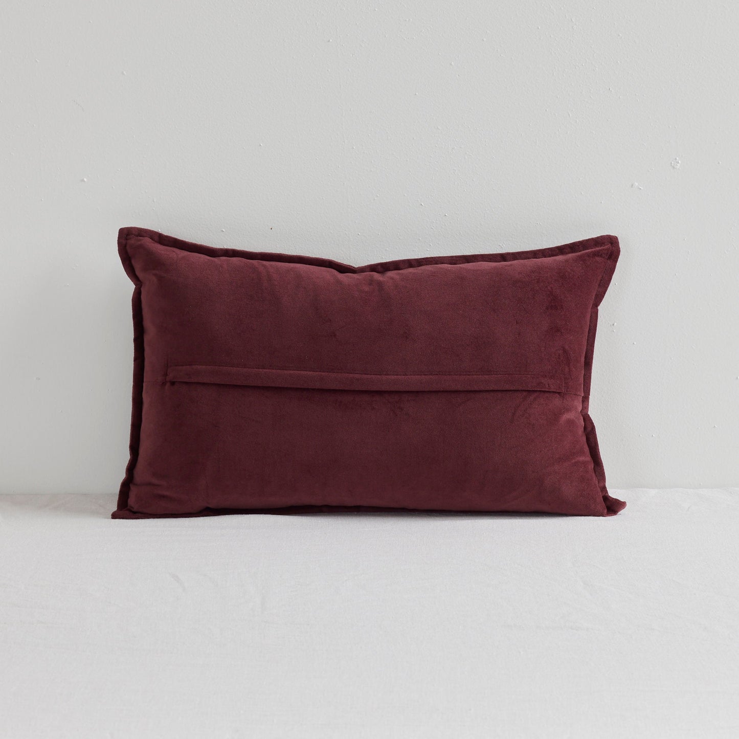 Coussin en velours Hudson - Port - 30 x 50