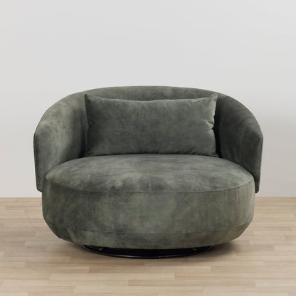 Fauteuil pivotant Lunar - Vert forêt