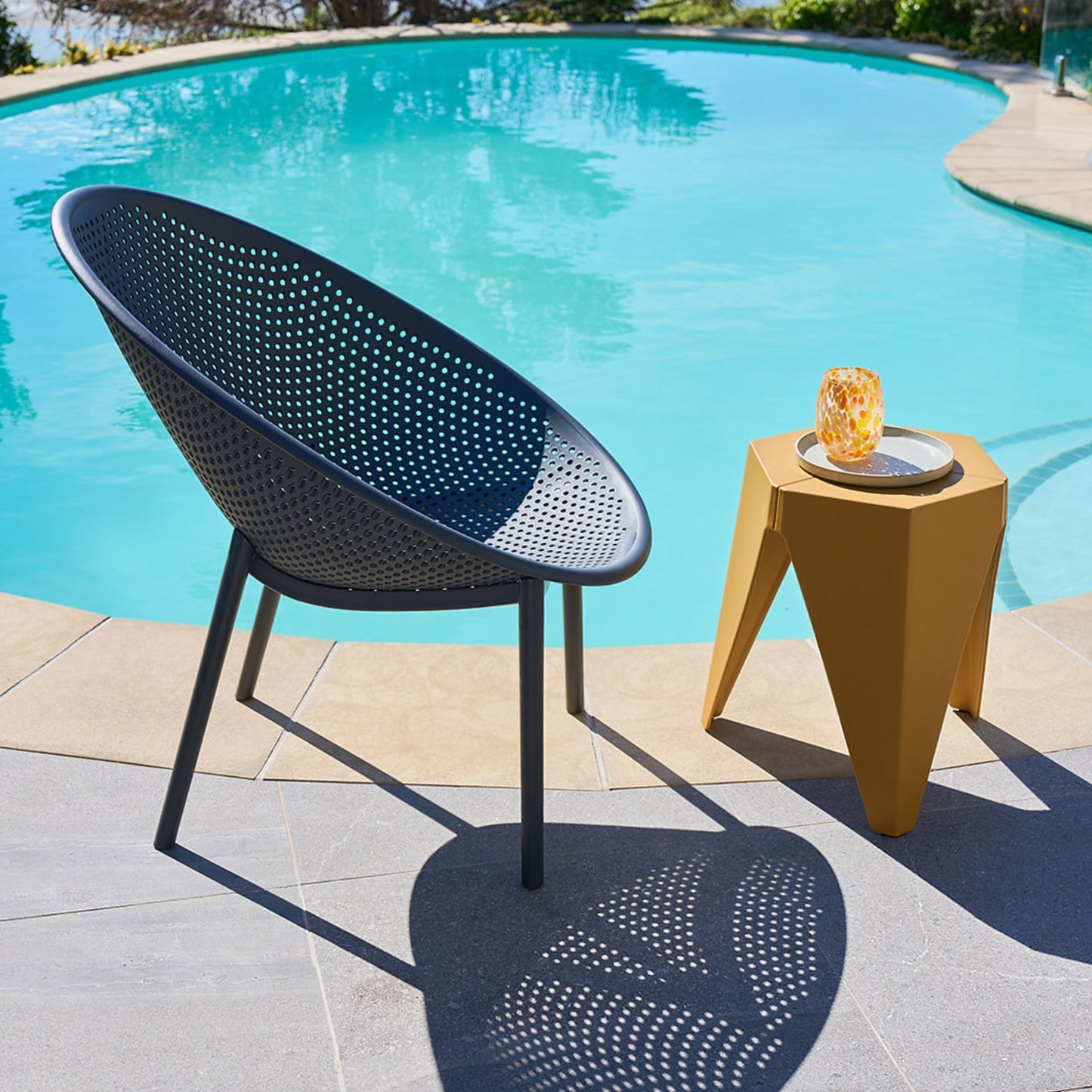 Fauteuil Skye - Noir Gris