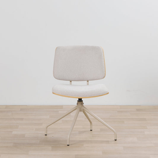 Chaise de salle à manger pivotante Hinton - Gris/Beige