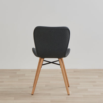 Chaise de salle à manger Sala - Chêne/Ardoise