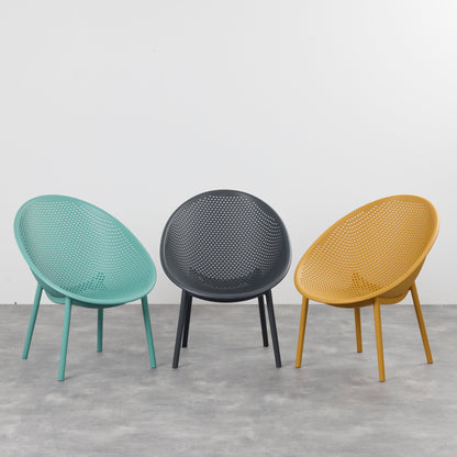 Fauteuil Skye - Noir Gris