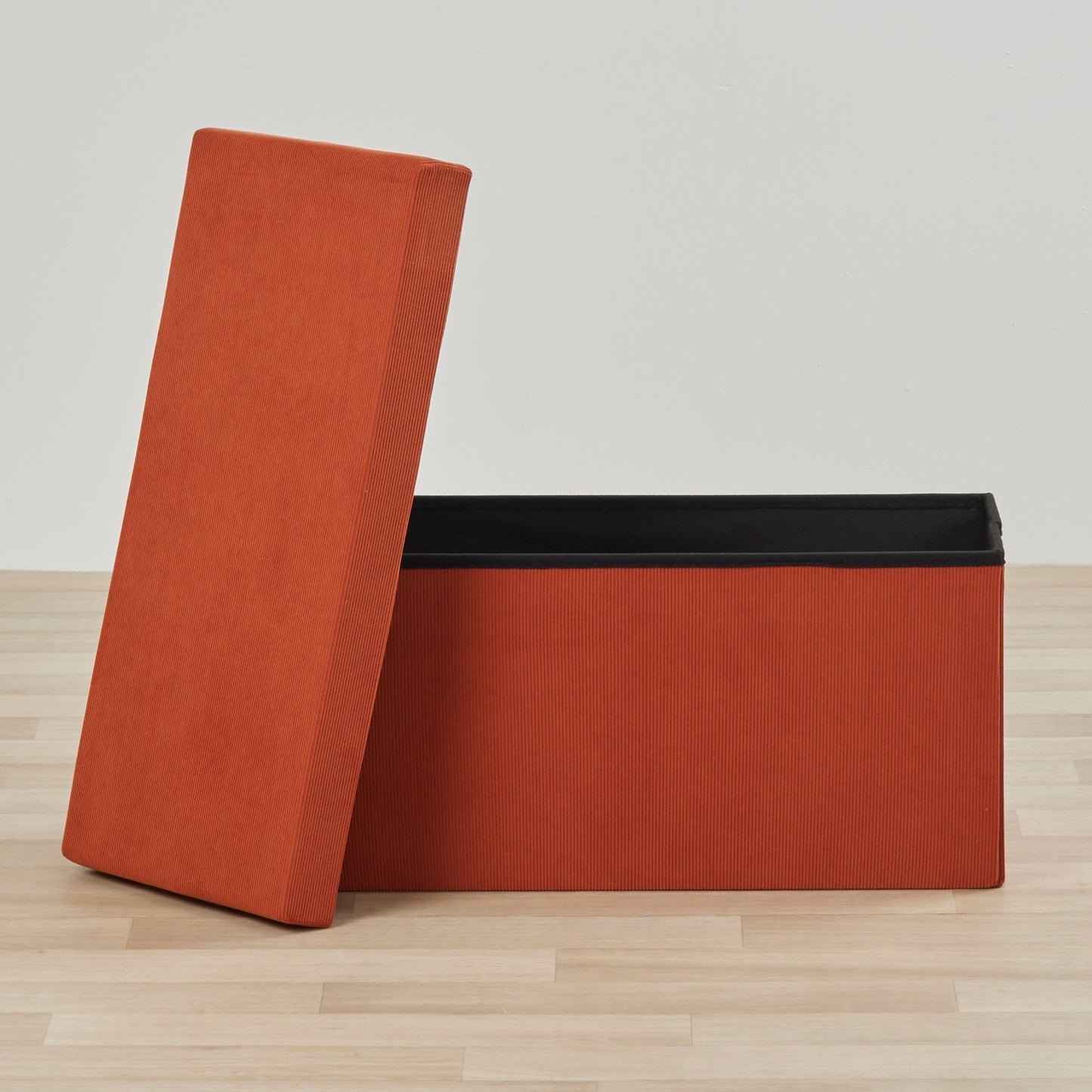 Pouf Foldit - Grand - Orange brûlé