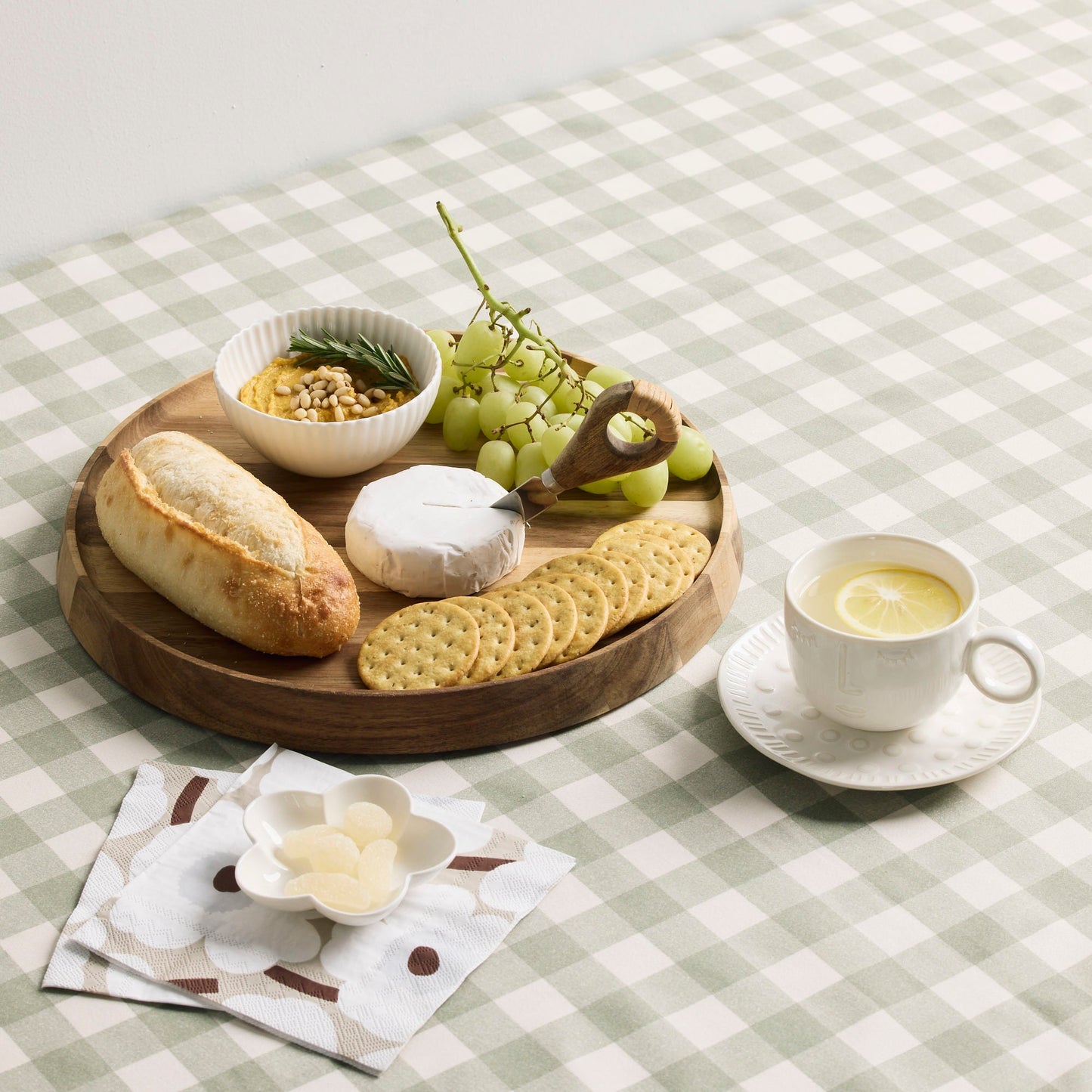 Tasse et soucoupe Faces - Blanches