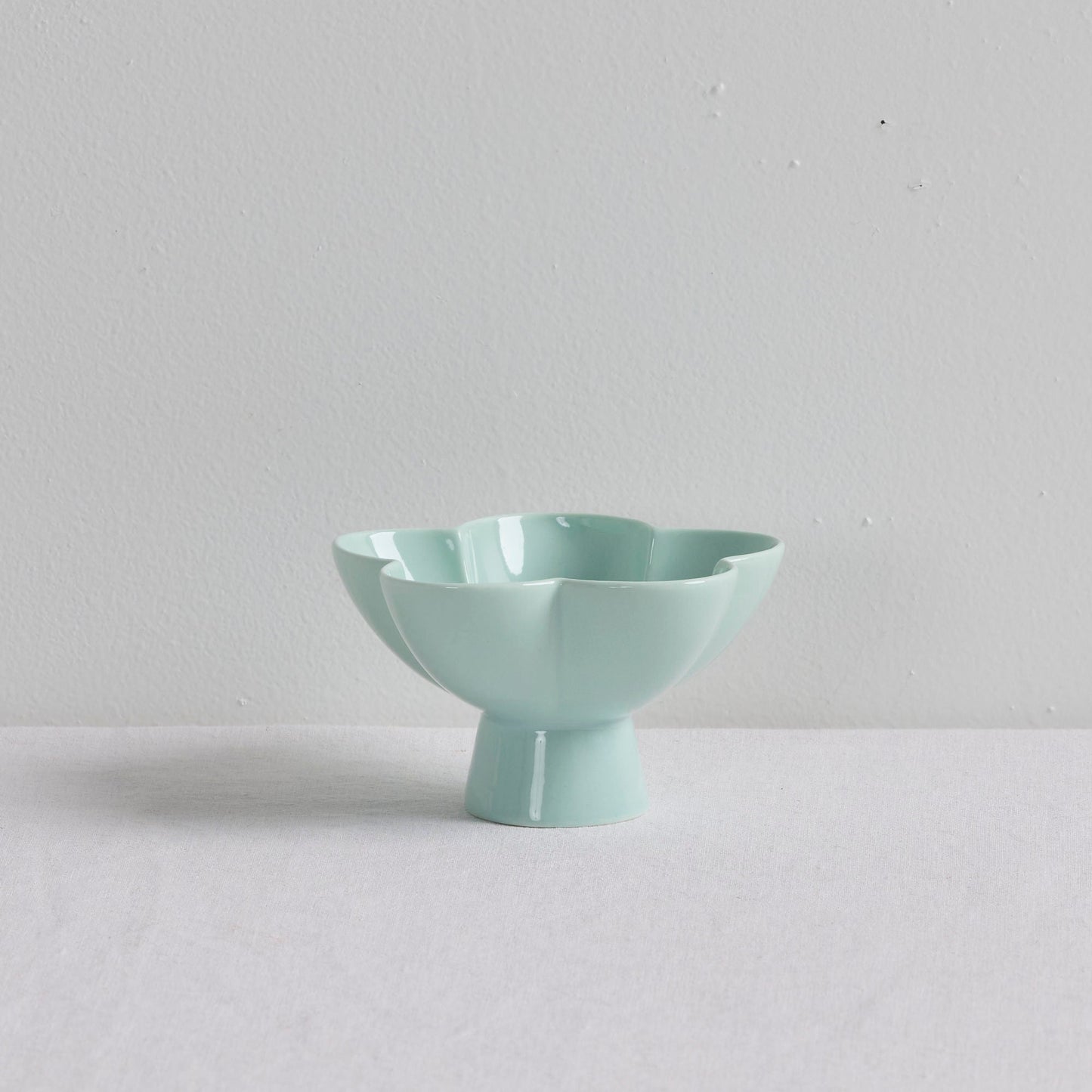 Bol sur pied Fleur - Œuf de canard