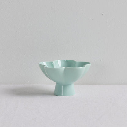 Bol sur pied Fleur - Œuf de canard