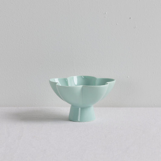 Bol sur pied Fleur - Œuf de canard