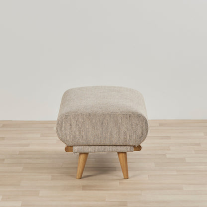 Pouf Montemart - Biscuit/Fumée