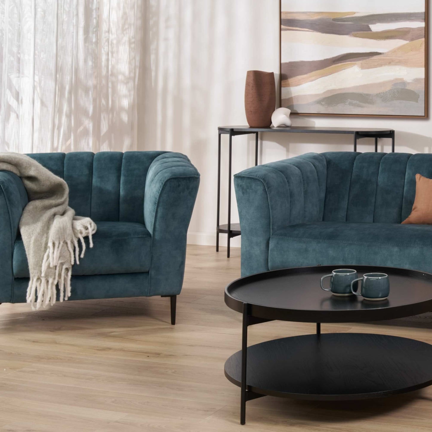 Fauteuil Fabian - Indigo