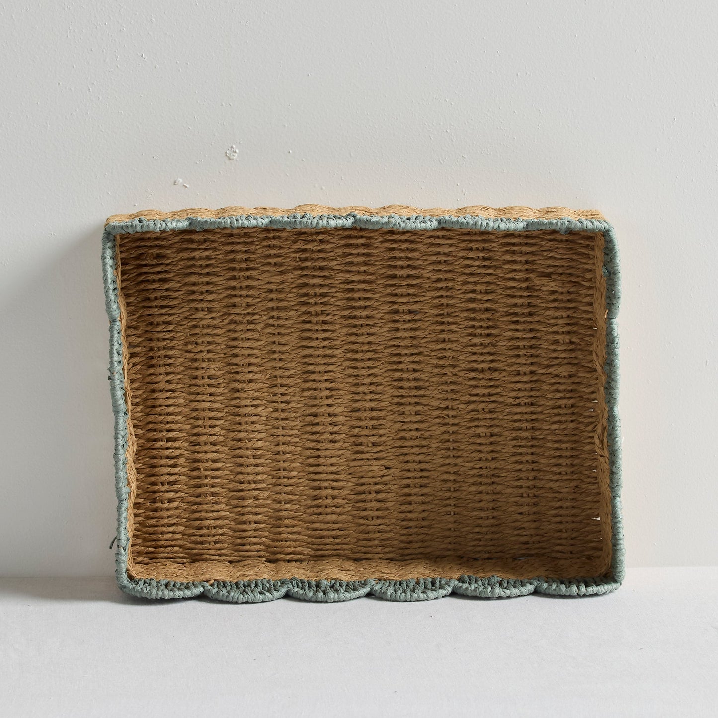 Plateau Zola - Grand - Naturel/Gris bleu