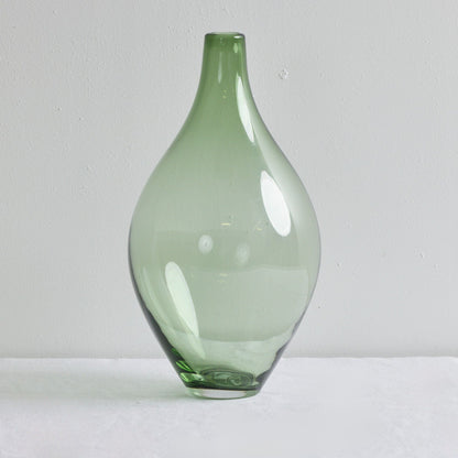 Vase en Verre Velton - Grand - Gris/Vert