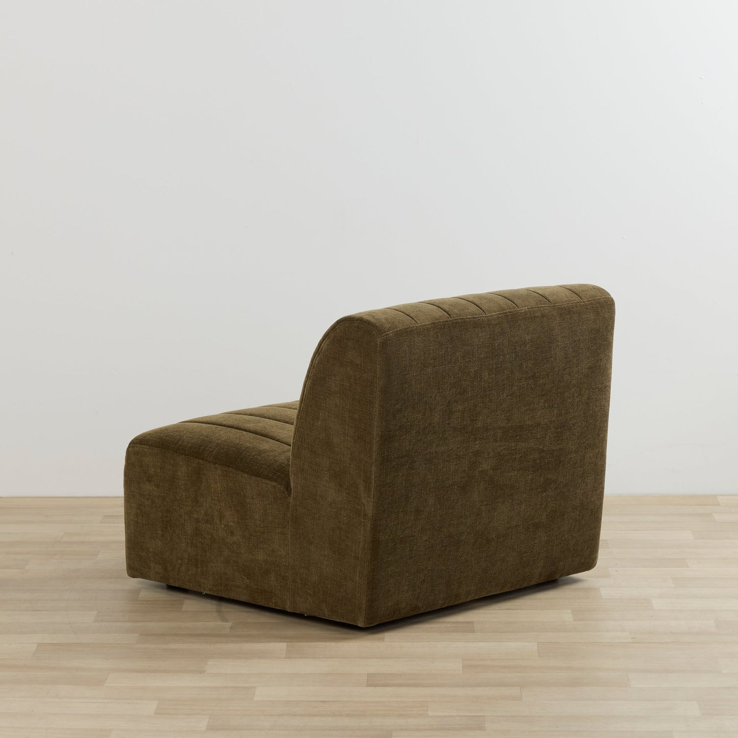 Canapé-lit modulaire Acadia 1,5 place sans accoudoirs - Kaki