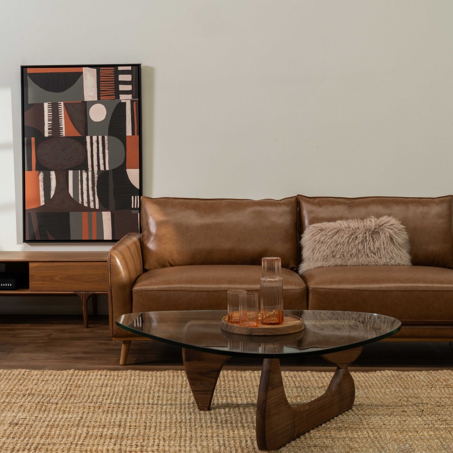 Réplique de la table basse Noguchi - Noyer