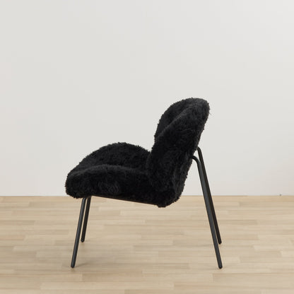Fauteuil d'appoint Fuzzle - Noir