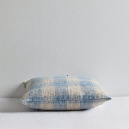 Coussin Inez - Naturel/Bleu - 50x50