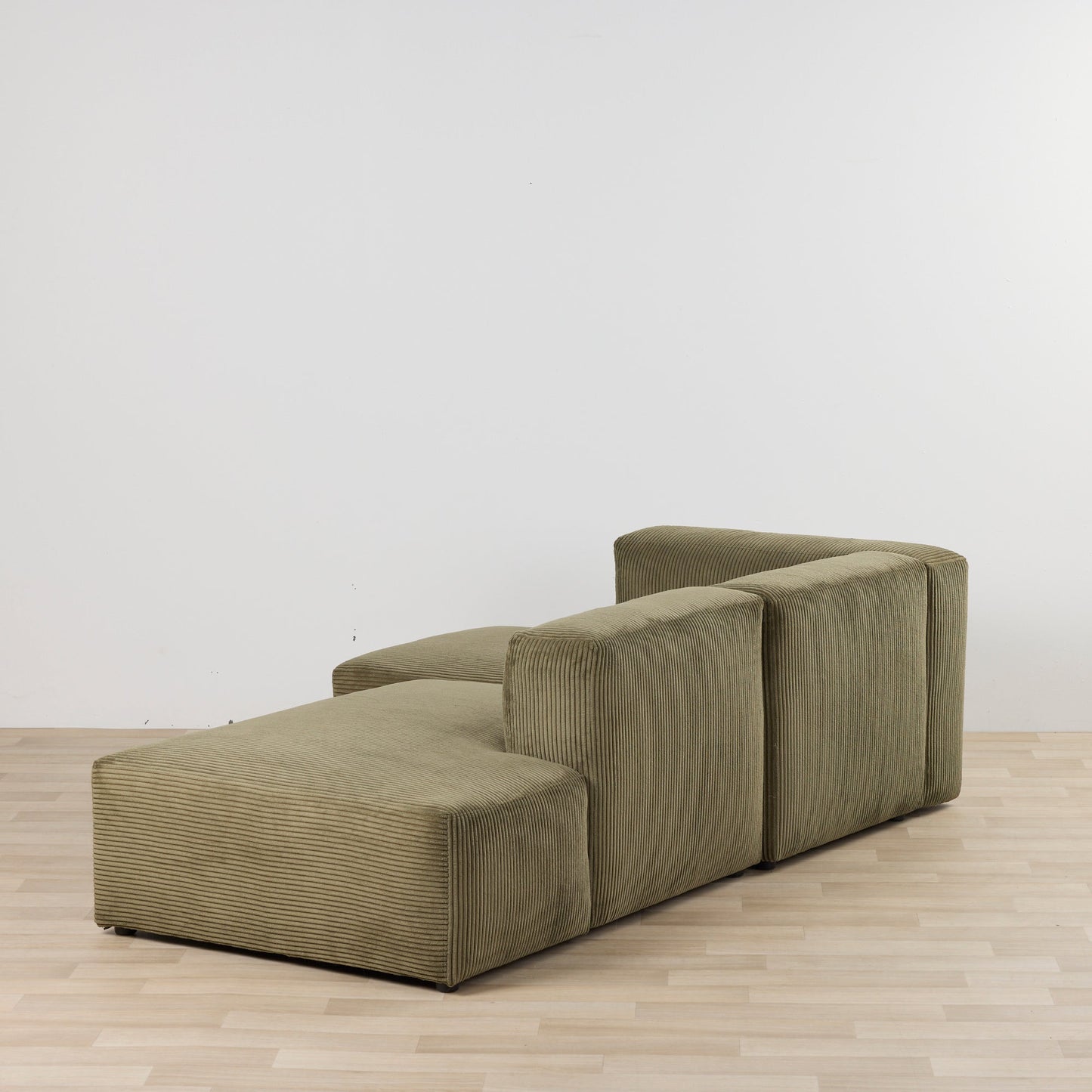 Méridienne gauche Finnian 2 places - Olive