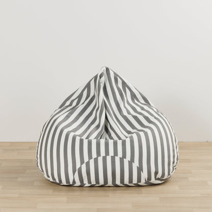 Housse de pouf Reef - Rayures anthracite