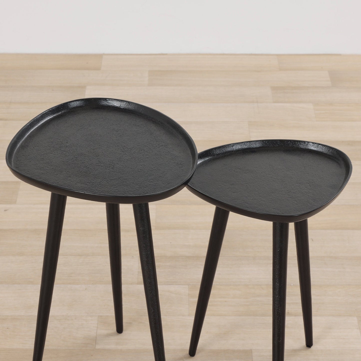 Tables d'appoint Temper Nest - Noires - Lot de 2