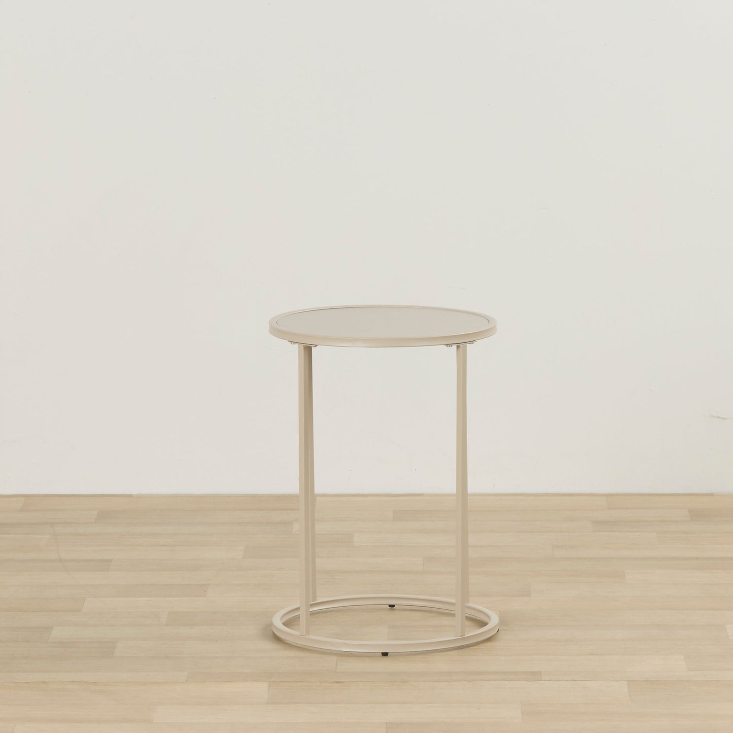 Table d'appoint Eliot - Ronde - Gris
