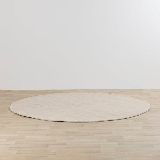 Tapis rond en laine Axel - Sable - 220 cm