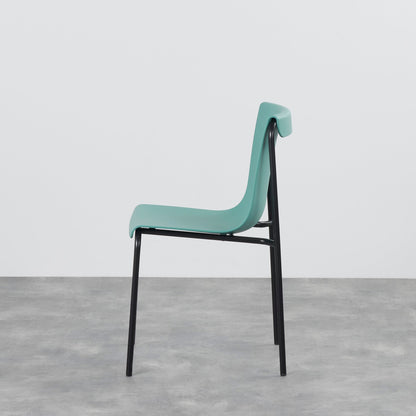 Chaise de salle à manger Peyton - Bleu sarcelle