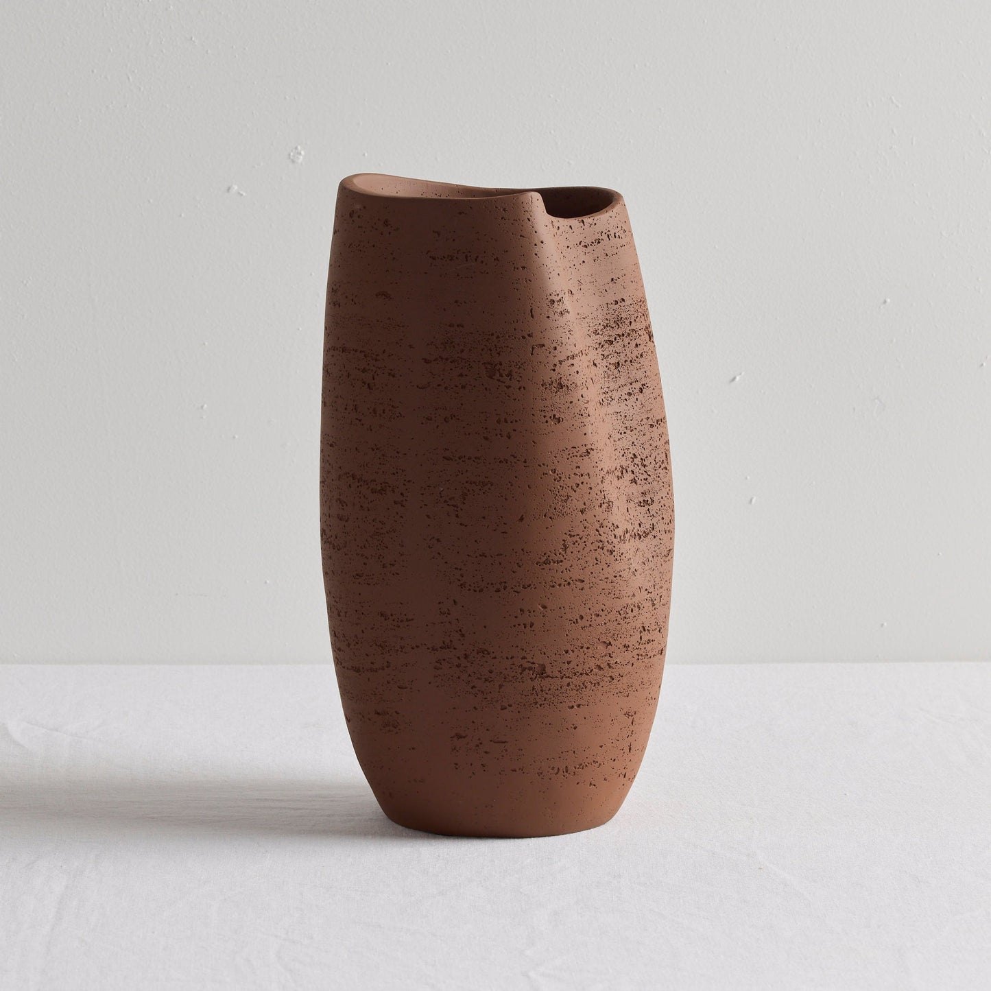 Vase irrégulier - Rouille