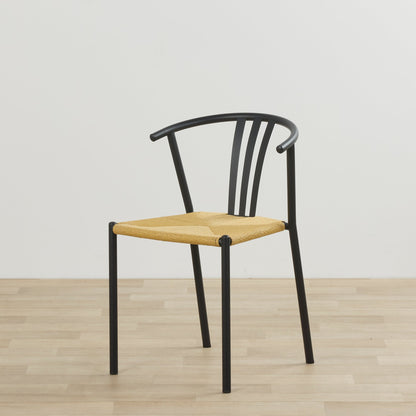 Chaise de salle à manger Flora - Noire