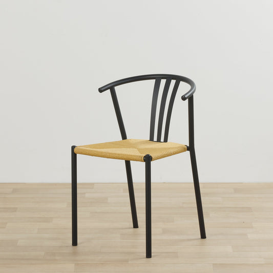 Chaise de salle à manger Flora - Noire