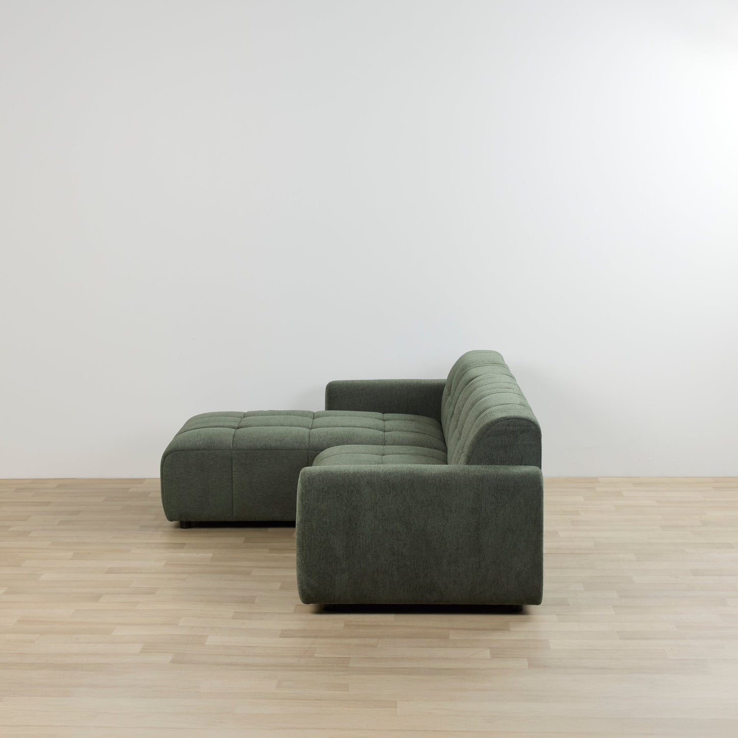 Chaise longue 3 places Coban - Verte