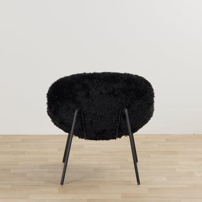 Fauteuil d'appoint Fuzzle - Noir