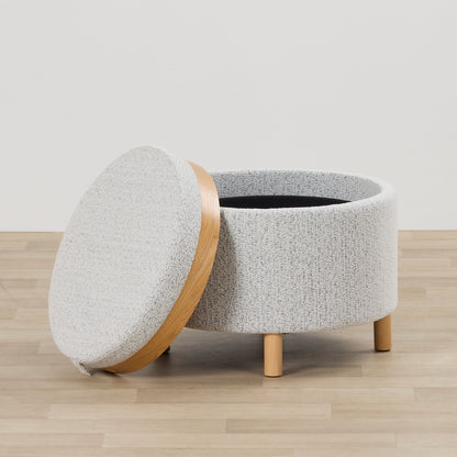 Pouf à plateau Maxi - Gris clair