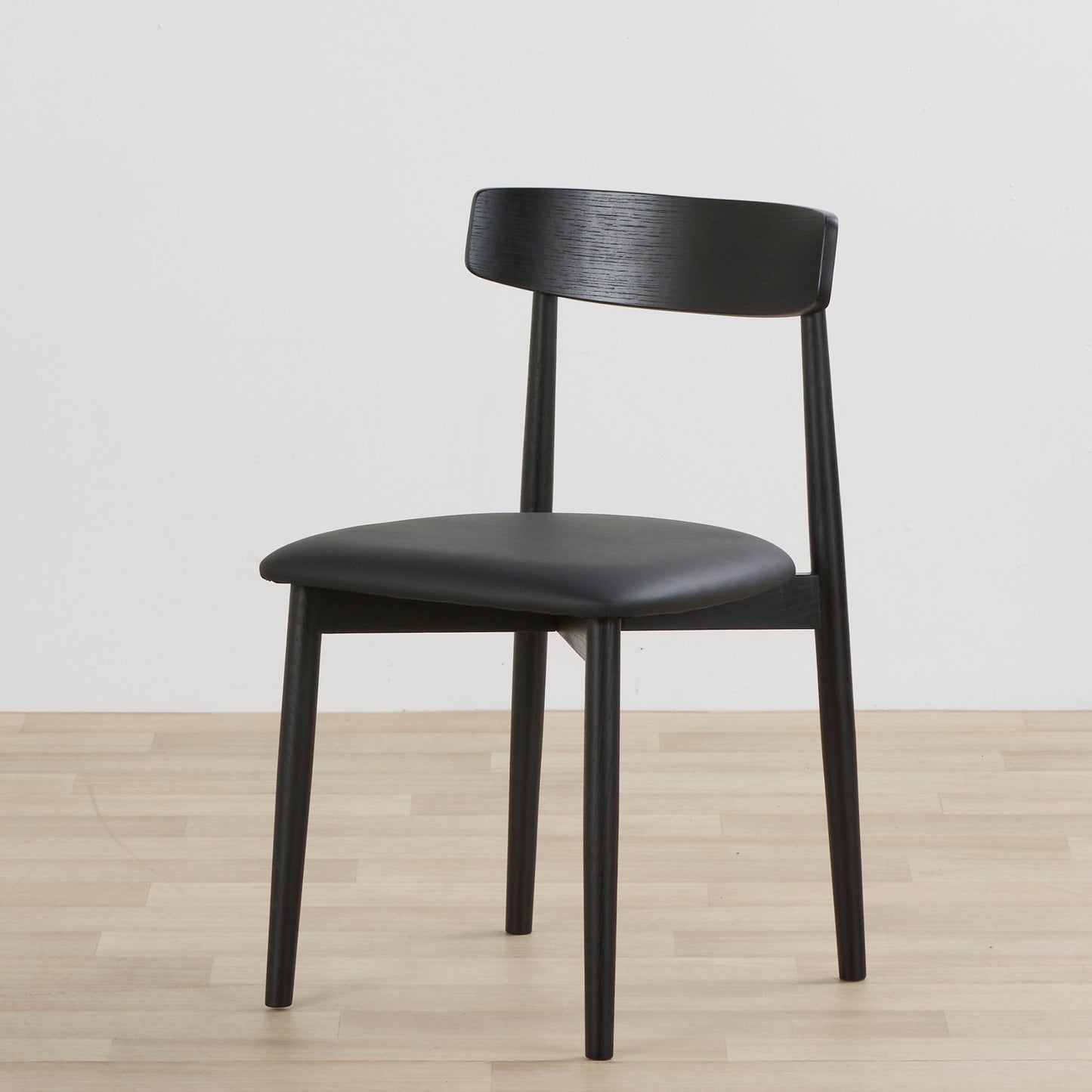 Chaise de salle à manger Henry - Noir/PU