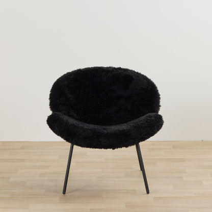 Fauteuil d'appoint Fuzzle - Noir