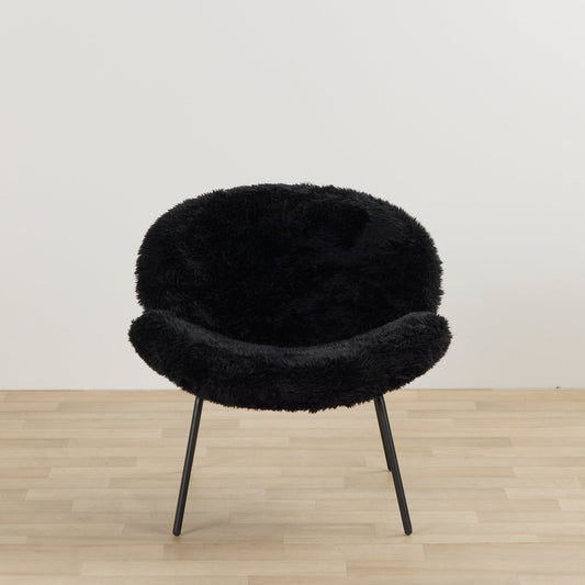 Fauteuil d'appoint Fuzzle - Noir