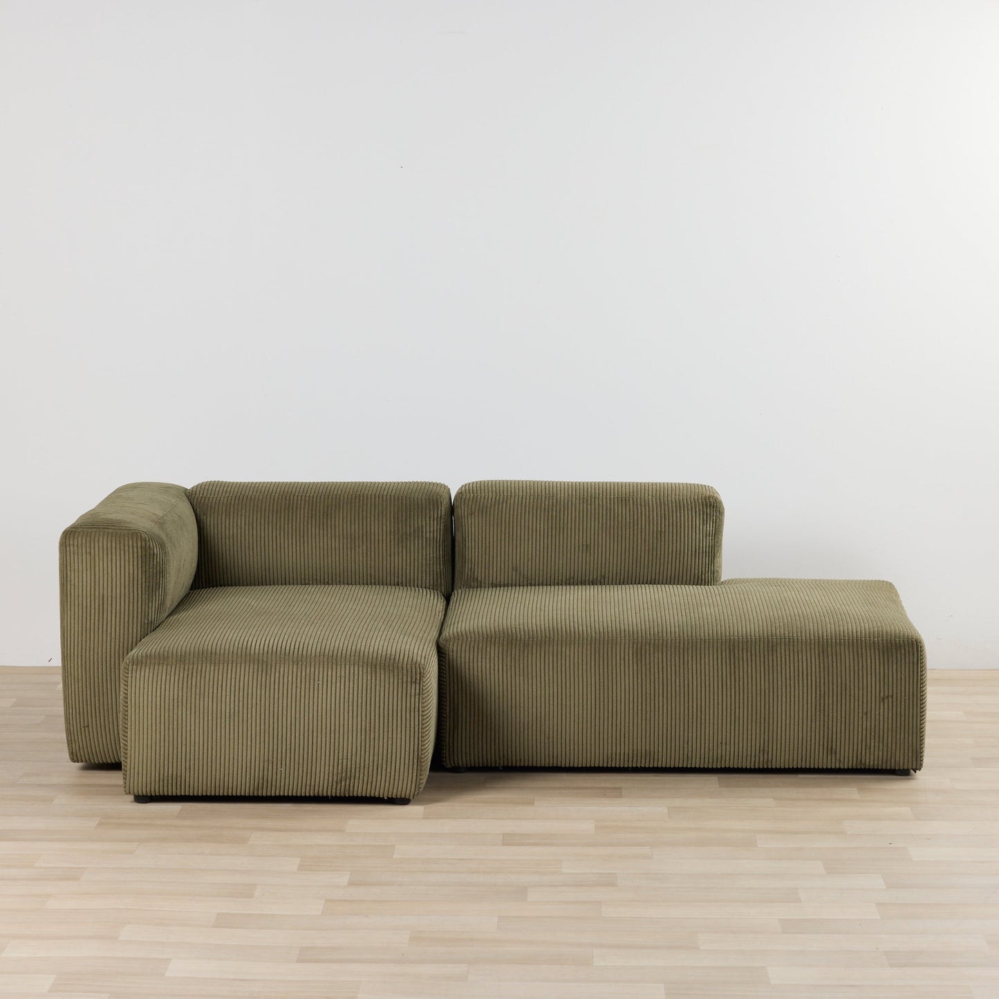 Méridienne gauche Finnian 2 places - Olive