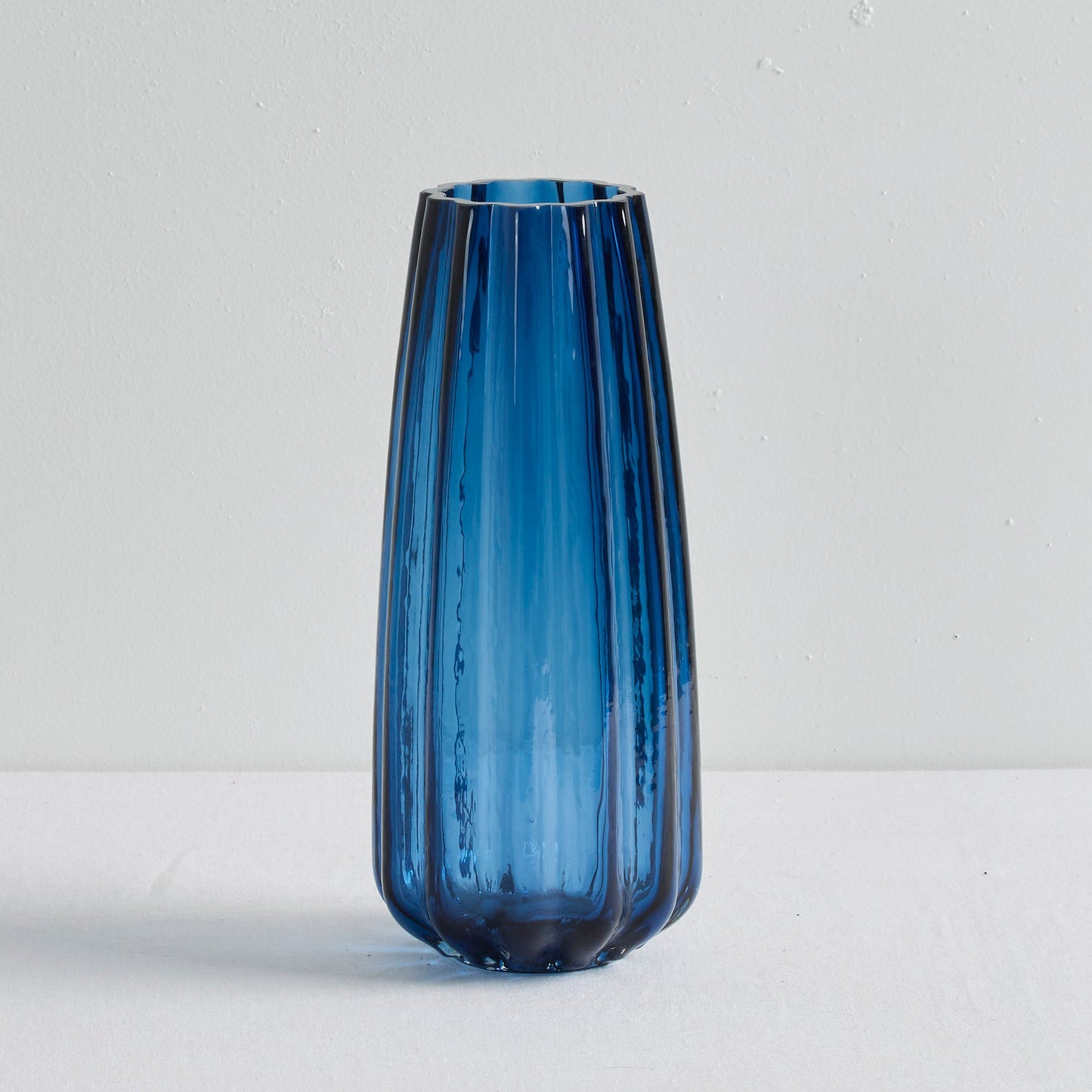 Vase en verre Elena - Bleu