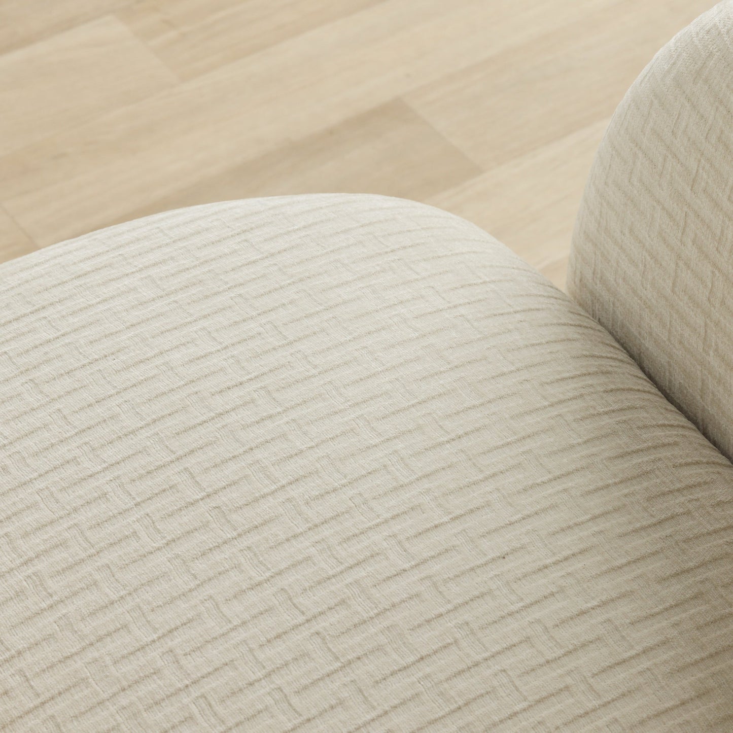 Fauteuil pivotant Marana - Crème