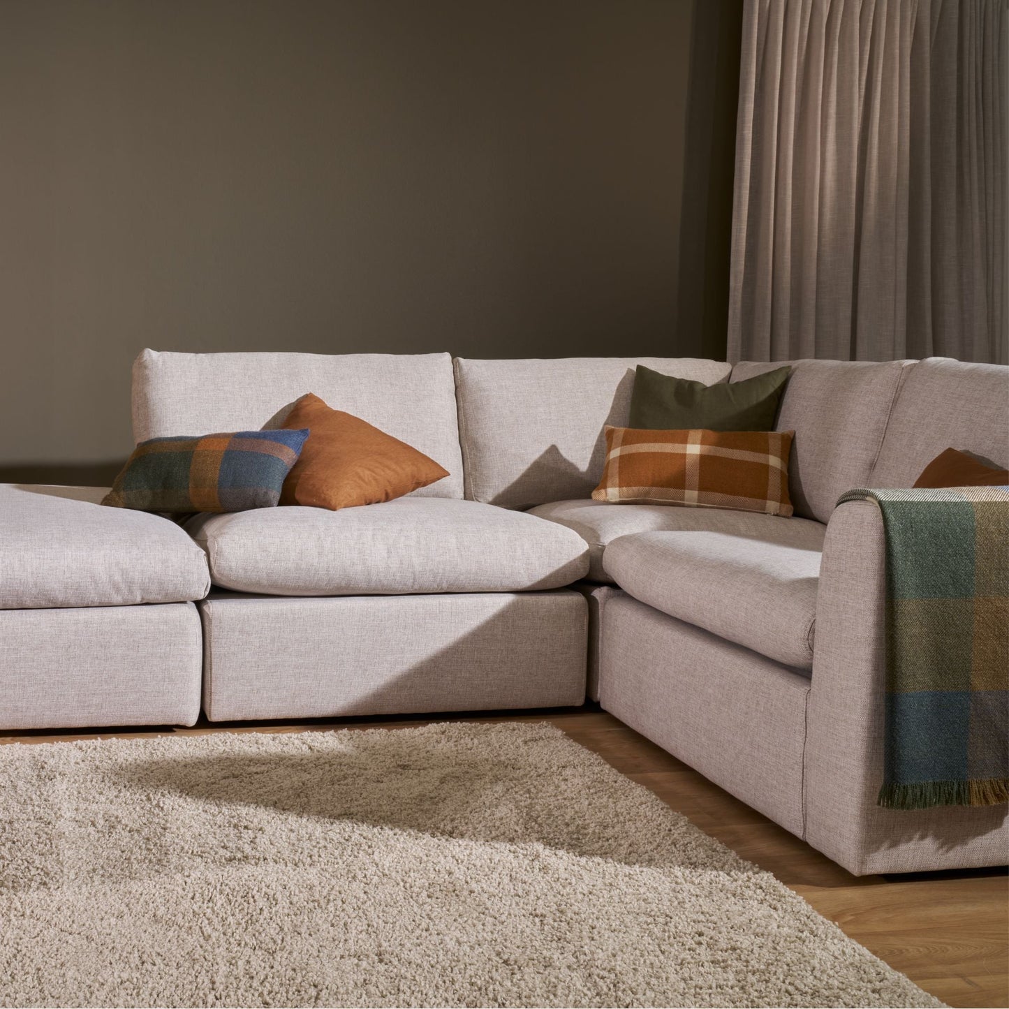 Coussin Marsha - Rouille - 30 x 50 cm