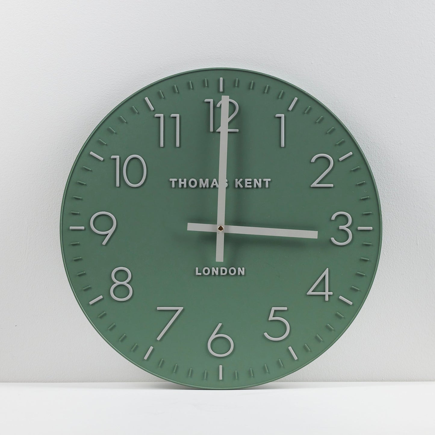 Horloge murale Durham - Vert lierre