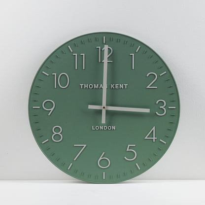 Horloge murale Durham - Vert lierre