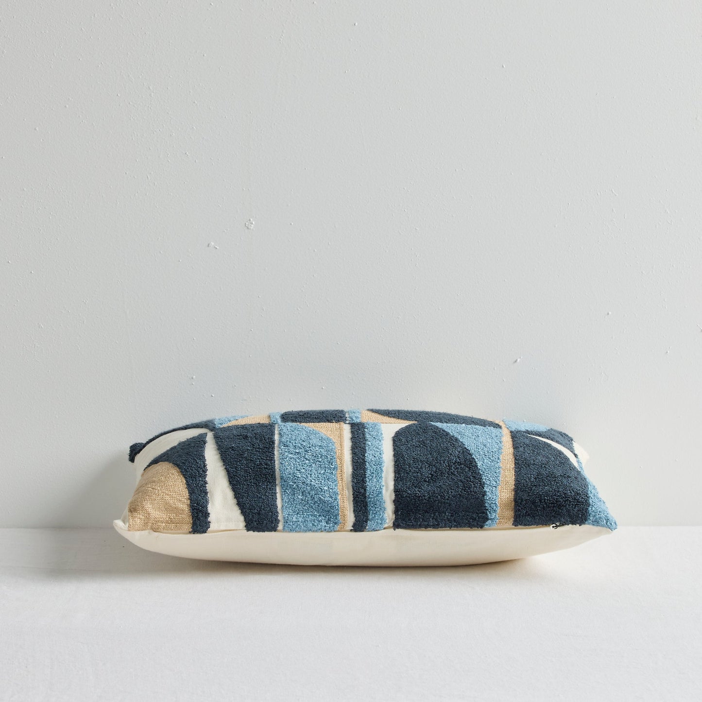 Coussin Arcs Bars - 30 x 50 cm - Bleu Multicolore