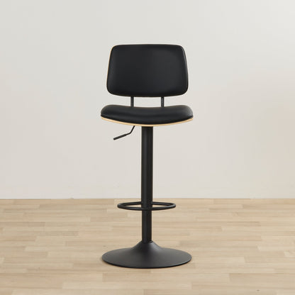 Tabouret de bar Hinton - Noir/Noir