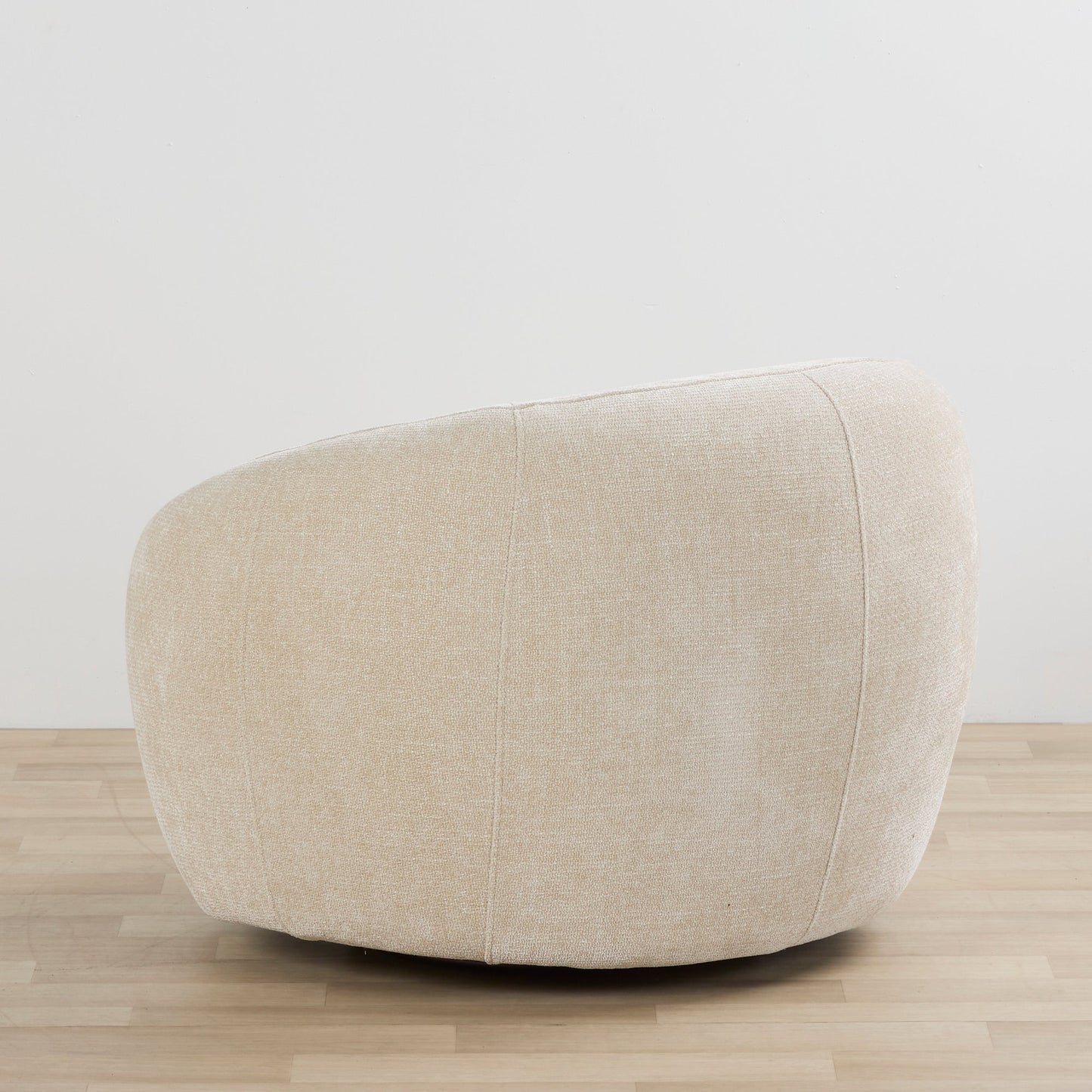 Fauteuil pivotant Duke - Naturel