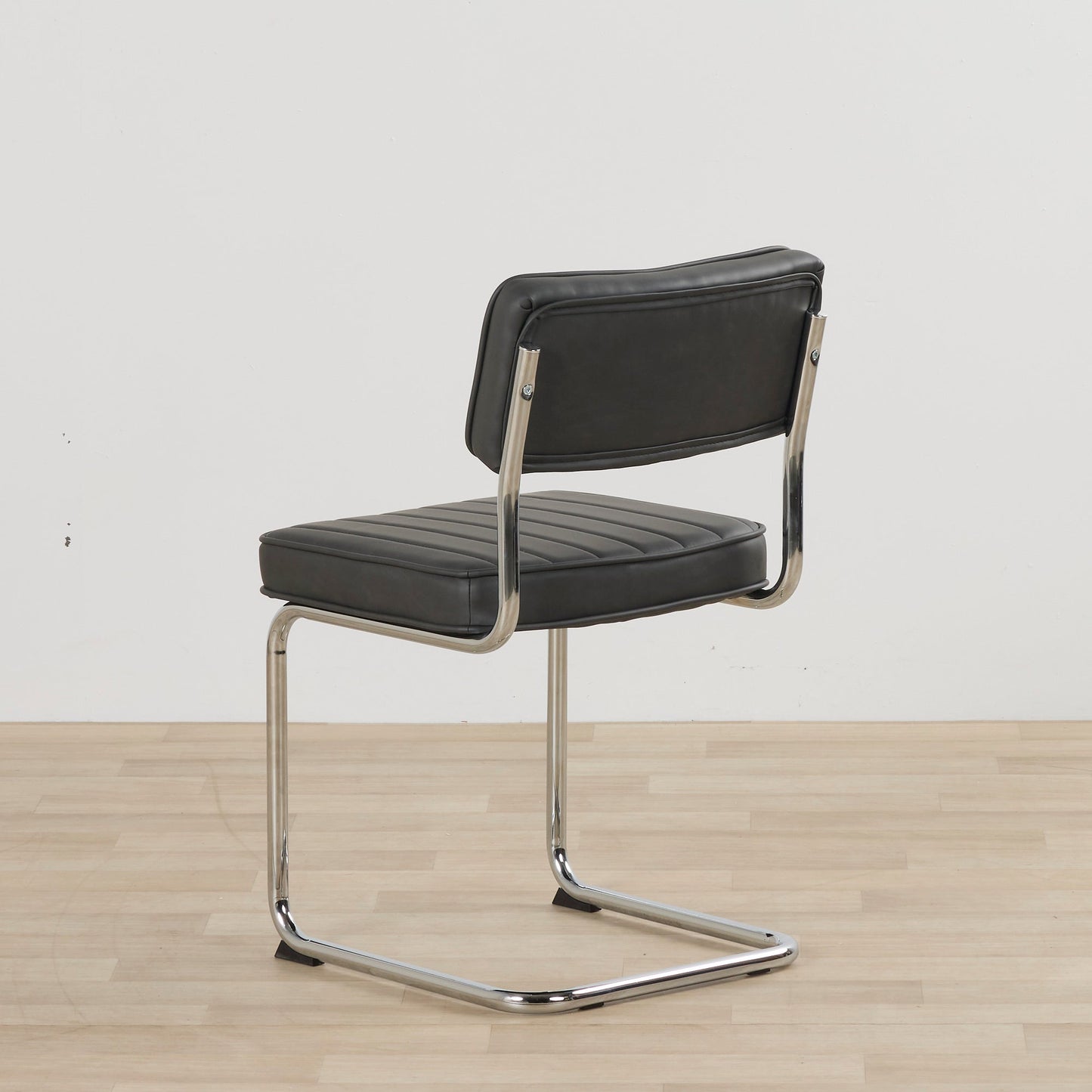 Chaise de salle à manger Barnaby - Gris anthracite PU