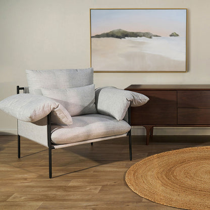 Fauteuil Rupert - Brouillard