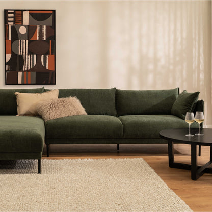 Chaise longue Lugo 3 places gauche - Forêt